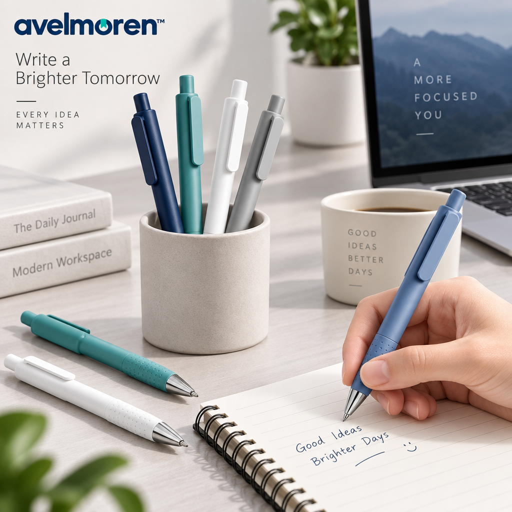 Avelmoren™ Everyday Retractable Gel Pen Set