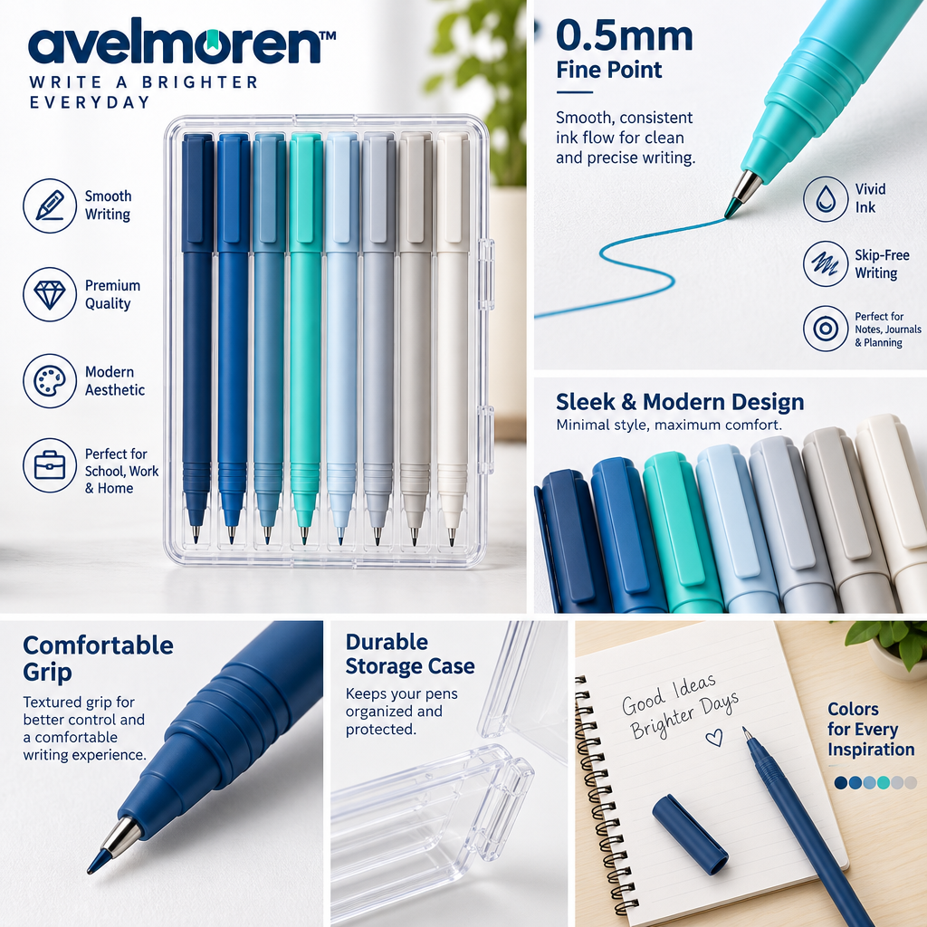 Avelmoren™ Precision Fineliner Pen Set