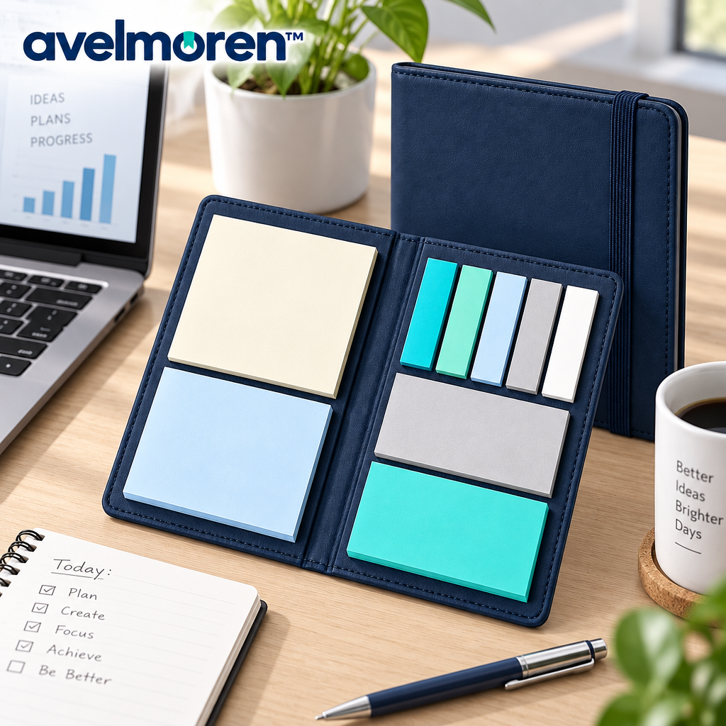 Avelmoren™ Sticky Notes & Page Flags Folio