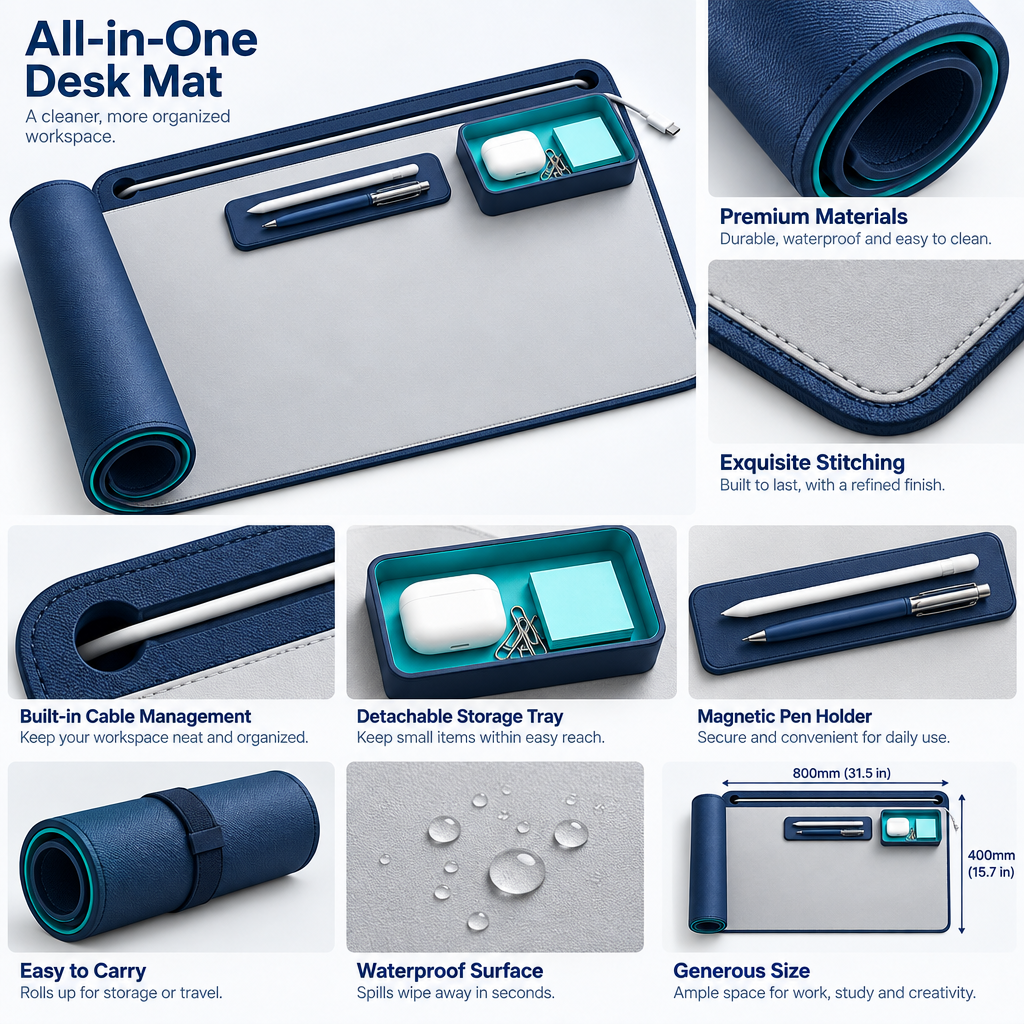 Avelmoren™ Multi-Function Study Desk Mat