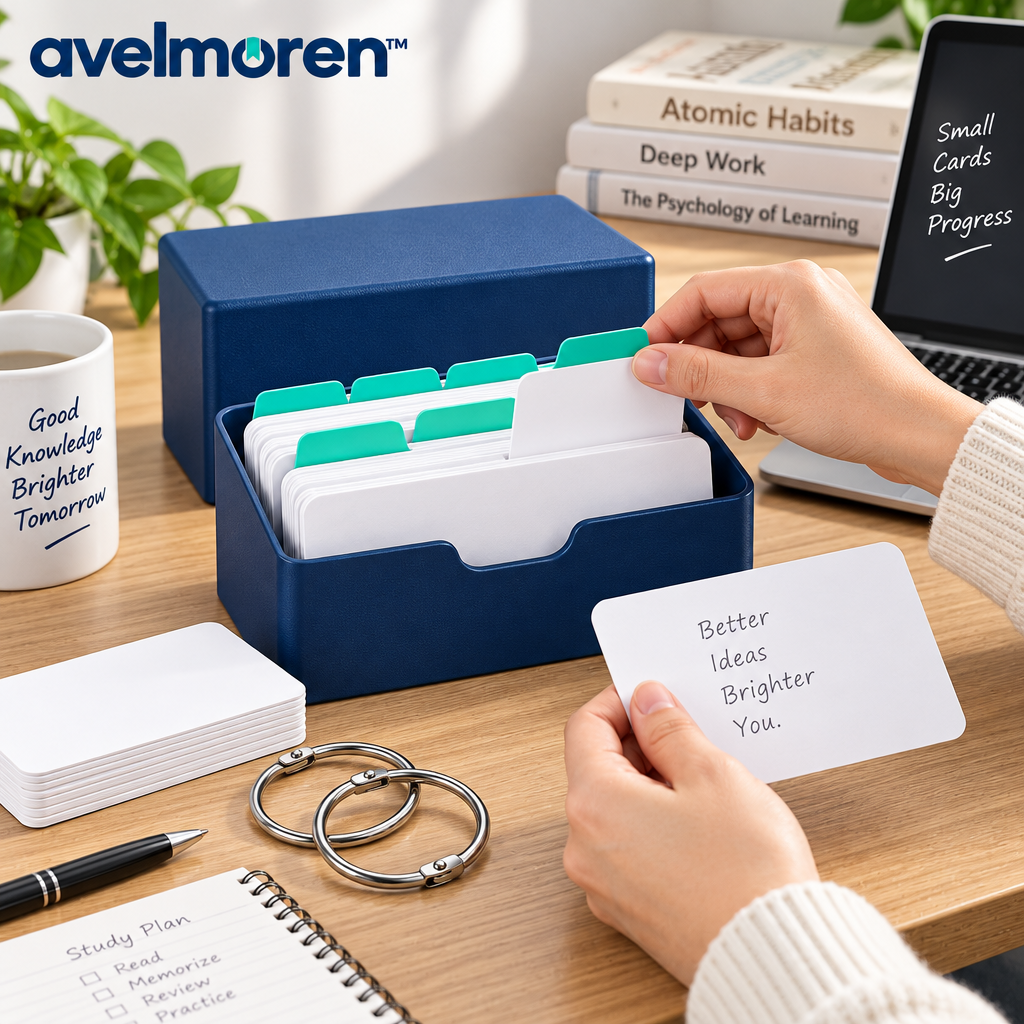 Avelmoren™ Reusable Flashcard Study System