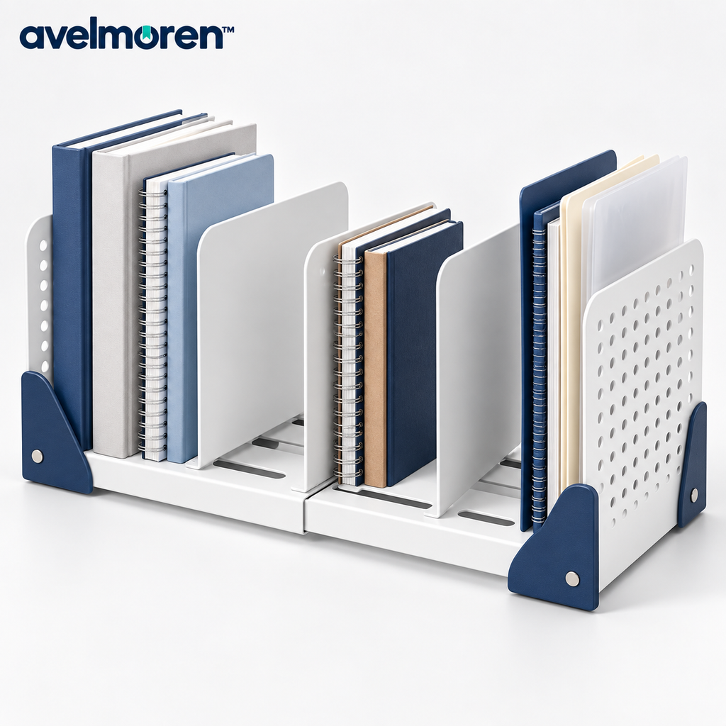 Avelmoren™ Expandable Book & File Organizer