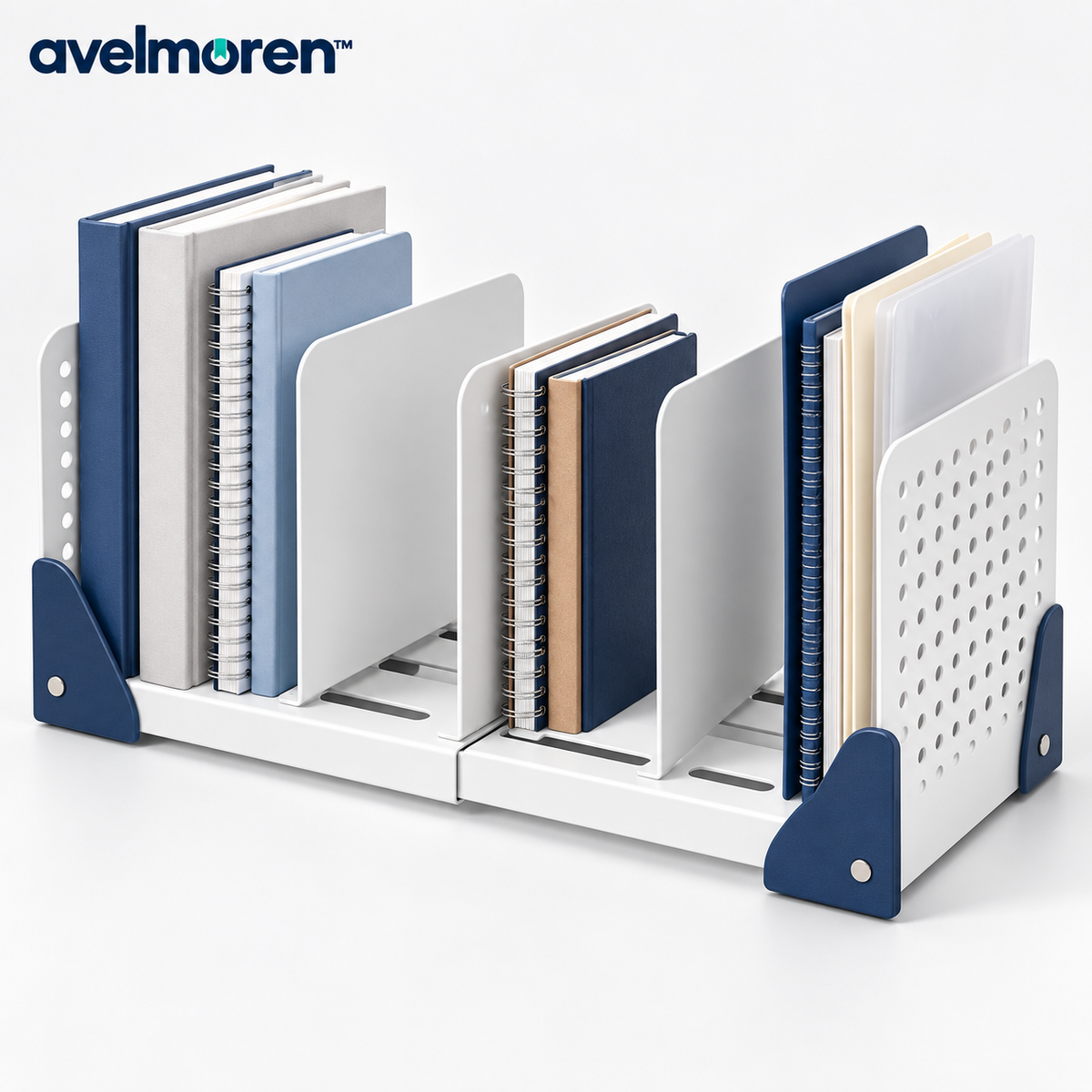 Avelmoren™ Expandable Book & File Organizer