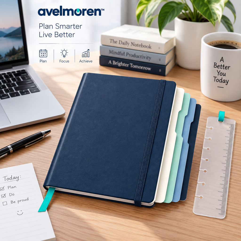 Avelmoren™ Refillable Study Planner Notebook