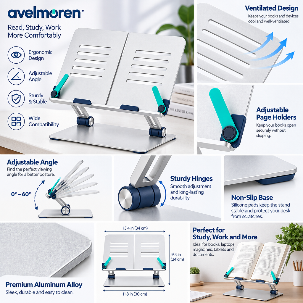 Avelmoren™ Adjustable Reading Stand