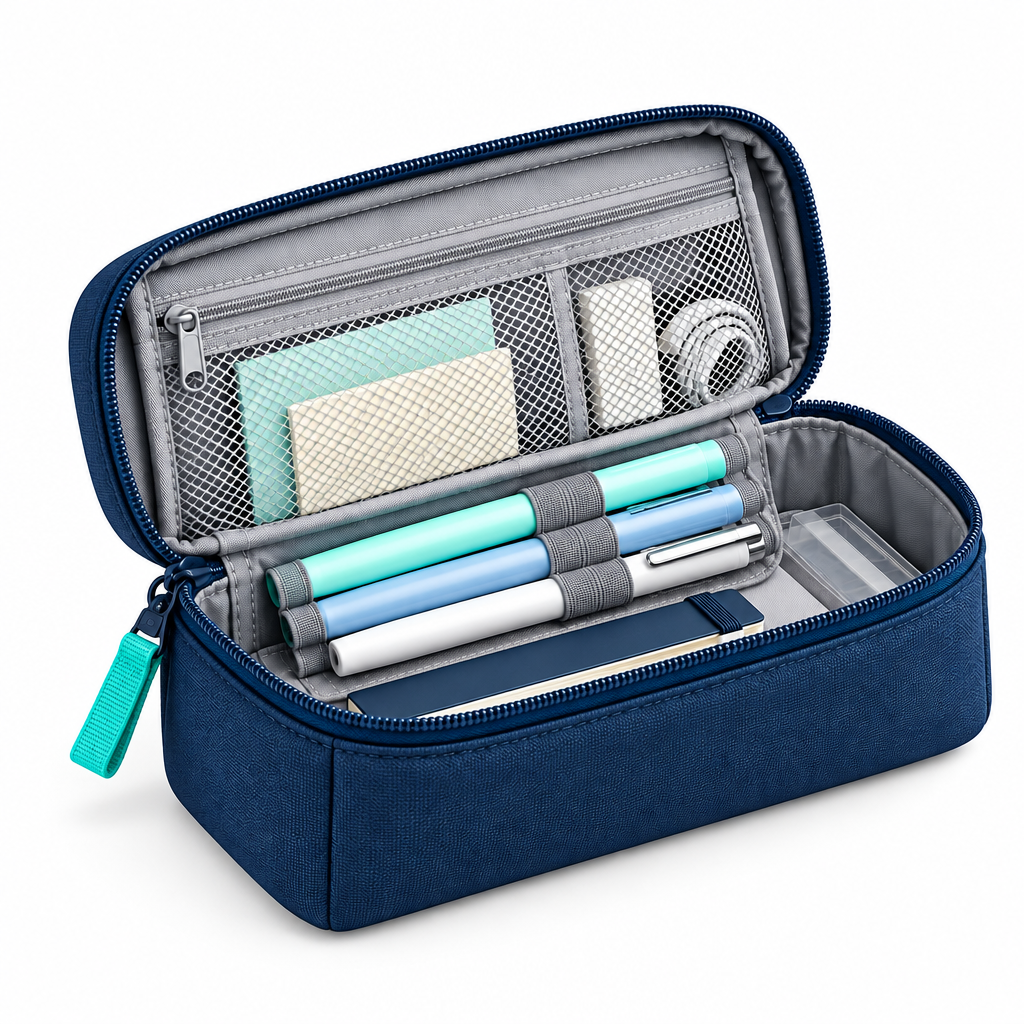 Avelmoren™ Wide-Open Organizer Pencil Case