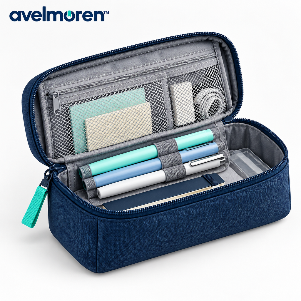 Avelmoren™ Wide-Open Organizer Pencil Case